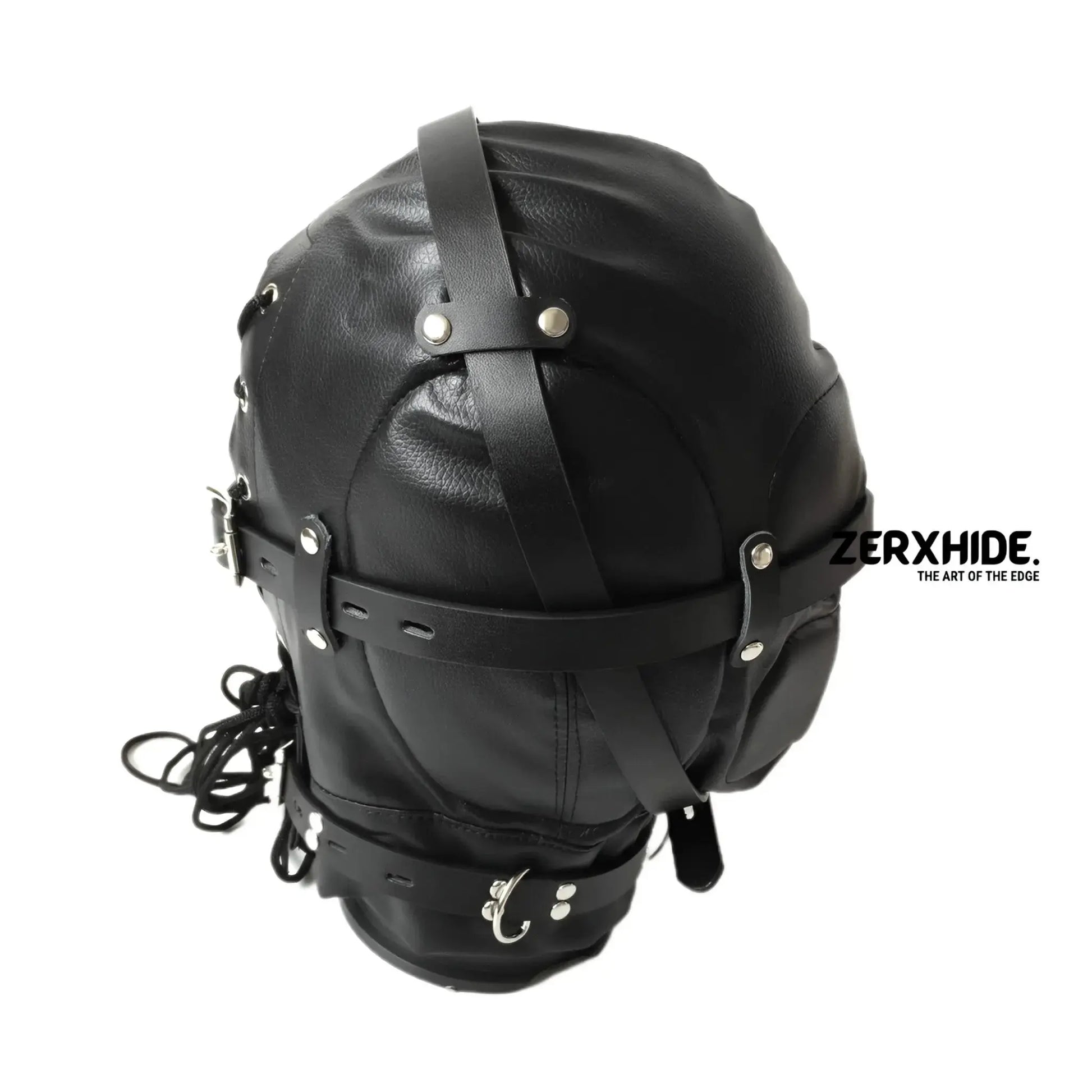 Hand-Stitched Padded Leather Hood | Genuine Artisan Leatherwork ZerxHide