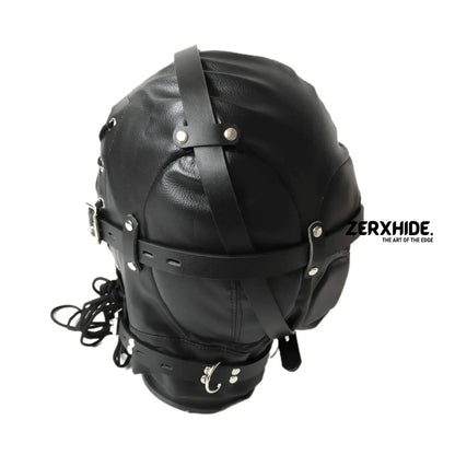 Hand-Stitched Padded Leather Hood | Genuine Artisan Leatherwork ZerxHide
