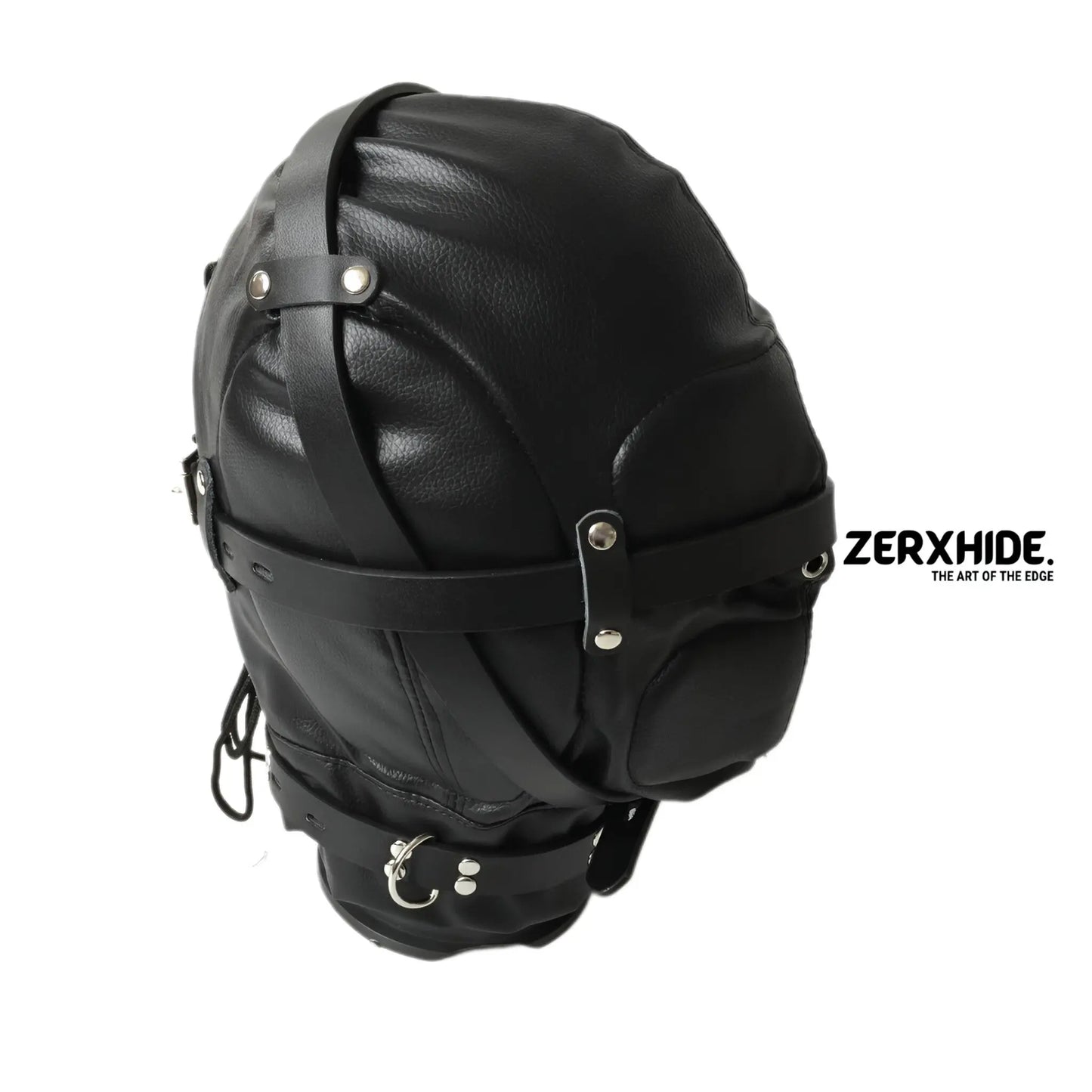 Hand-Stitched Padded Leather Hood | Genuine Artisan Leatherwork ZerxHide