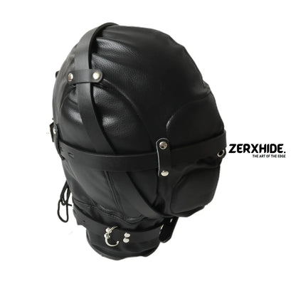 Hand-Stitched Padded Leather Hood | Genuine Artisan Leatherwork ZerxHide