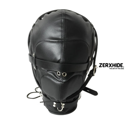 Hand-Stitched Padded Leather Hood | Genuine Artisan Leatherwork ZerxHide