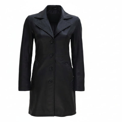 Black coat on a white background